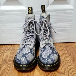 Dr Martens Snakeskin boots